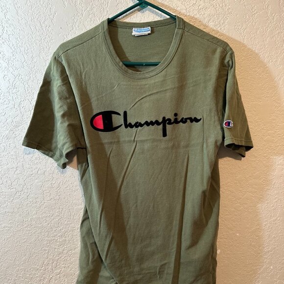 Champion Other - NWOT Men's Champion Short Sleeve Suede Logo Tee